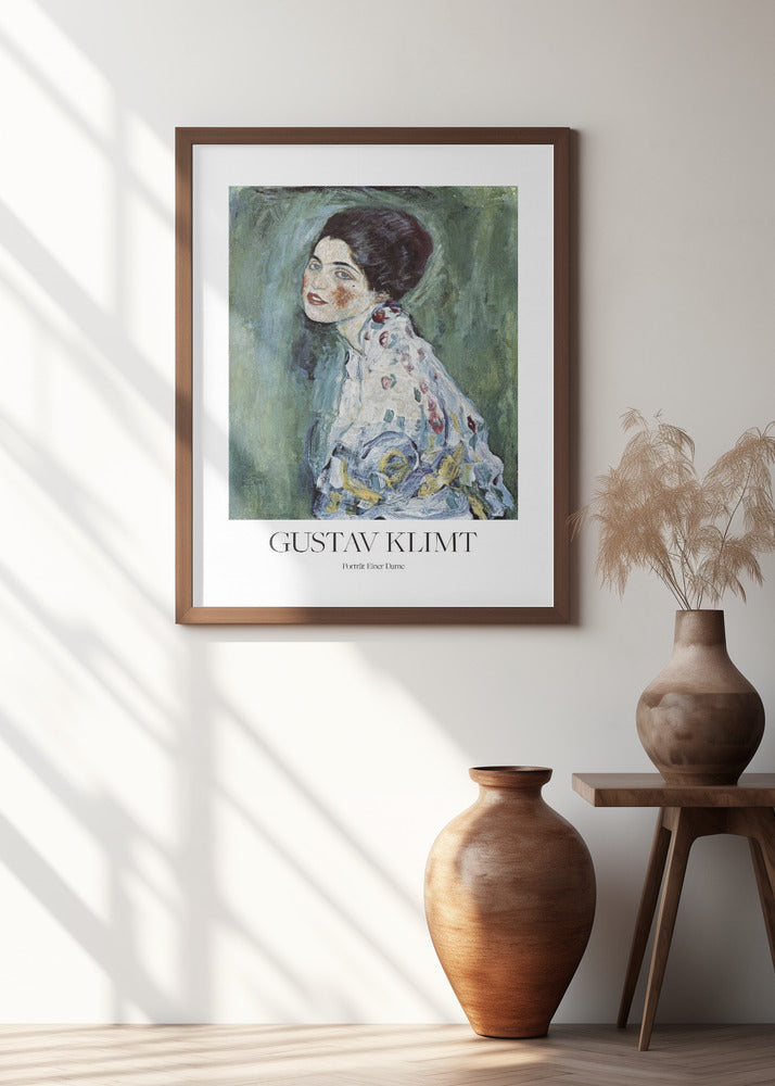 Porträt Einer Dame (1916–1917) Poster