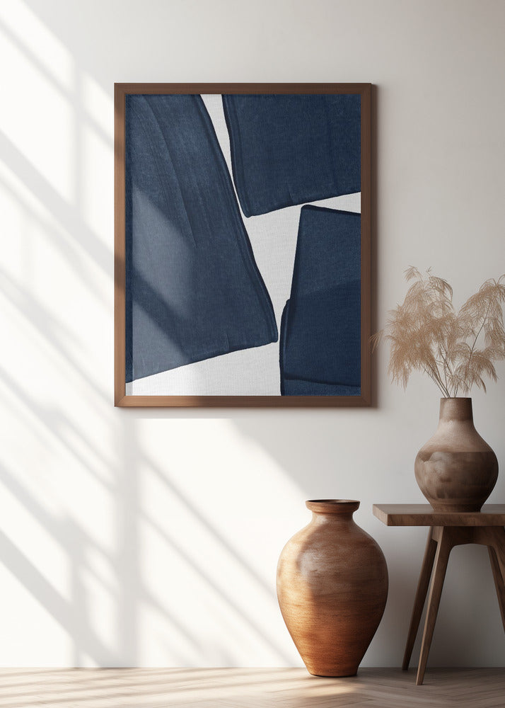 Minimalist Painting Blue III