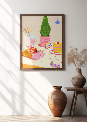 Art Prints of Holiday table