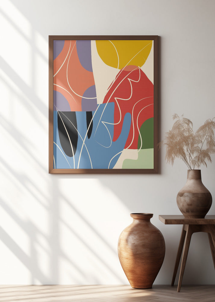 Abstract Color Collage