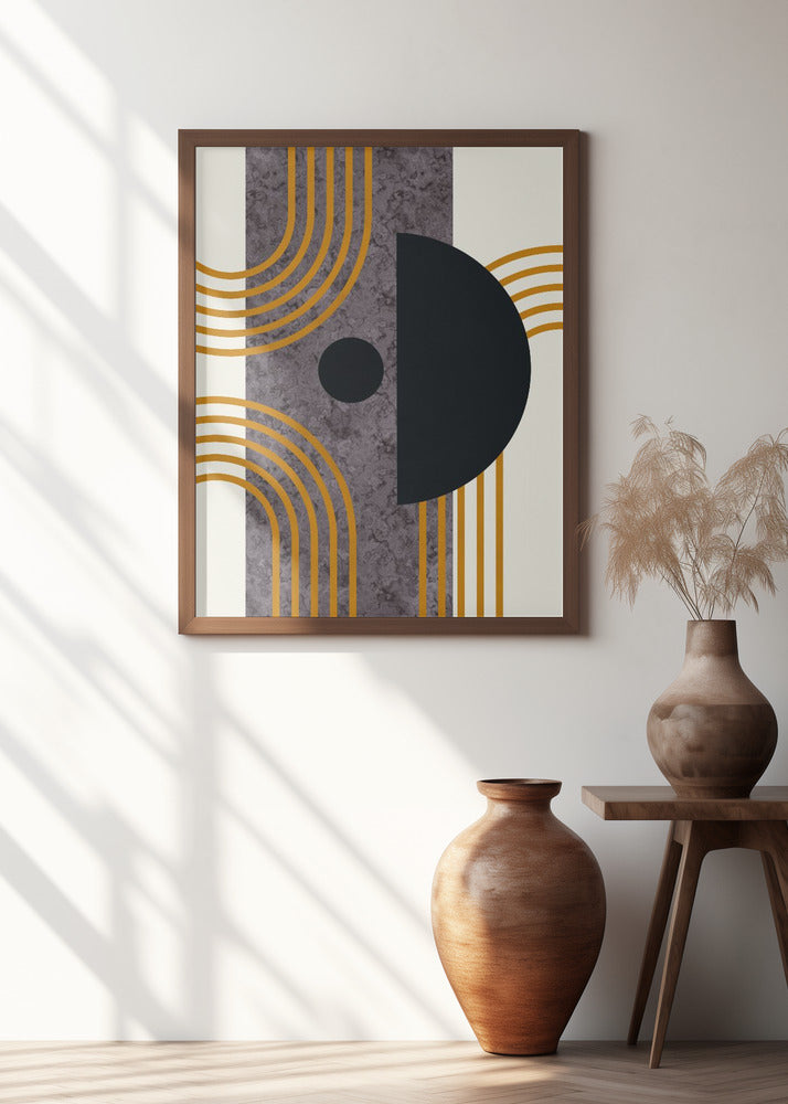 Marble Mid Century Composition