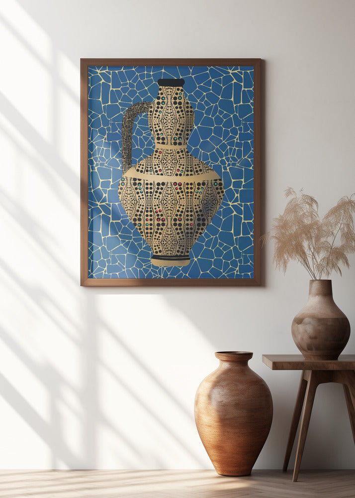 Mosaic Pattern with Polka Dot