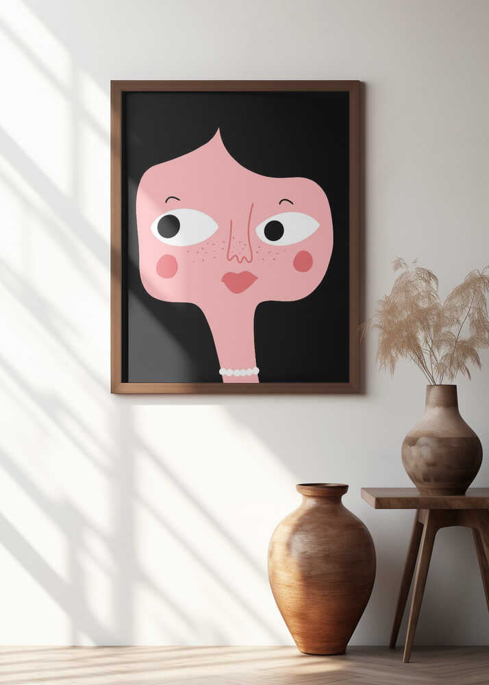 Quirky Pink Face