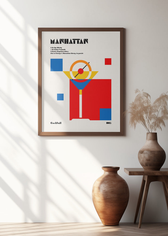 Manhattan Bauhaus Cocktail