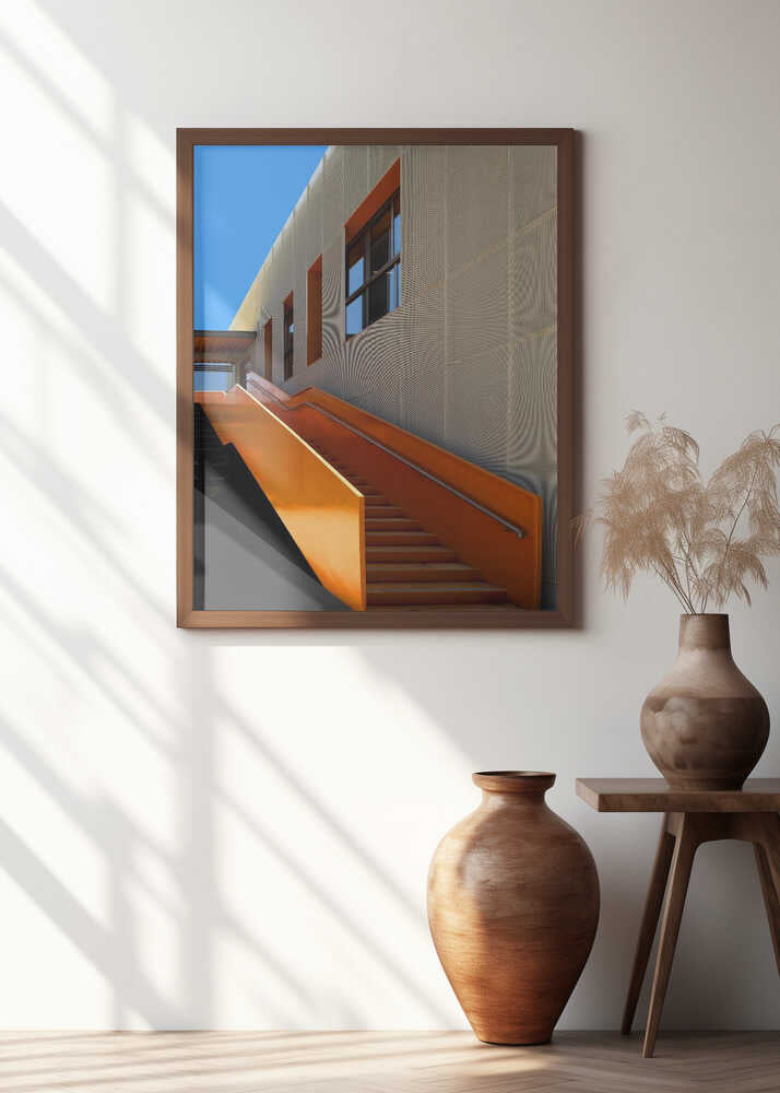The orange staircase - Ramat Gan