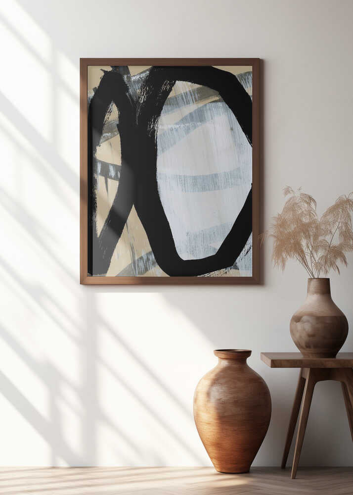 Bold Black On White No1