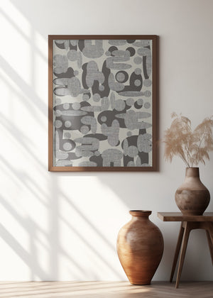 Art Prints of Ebony Shapes 1