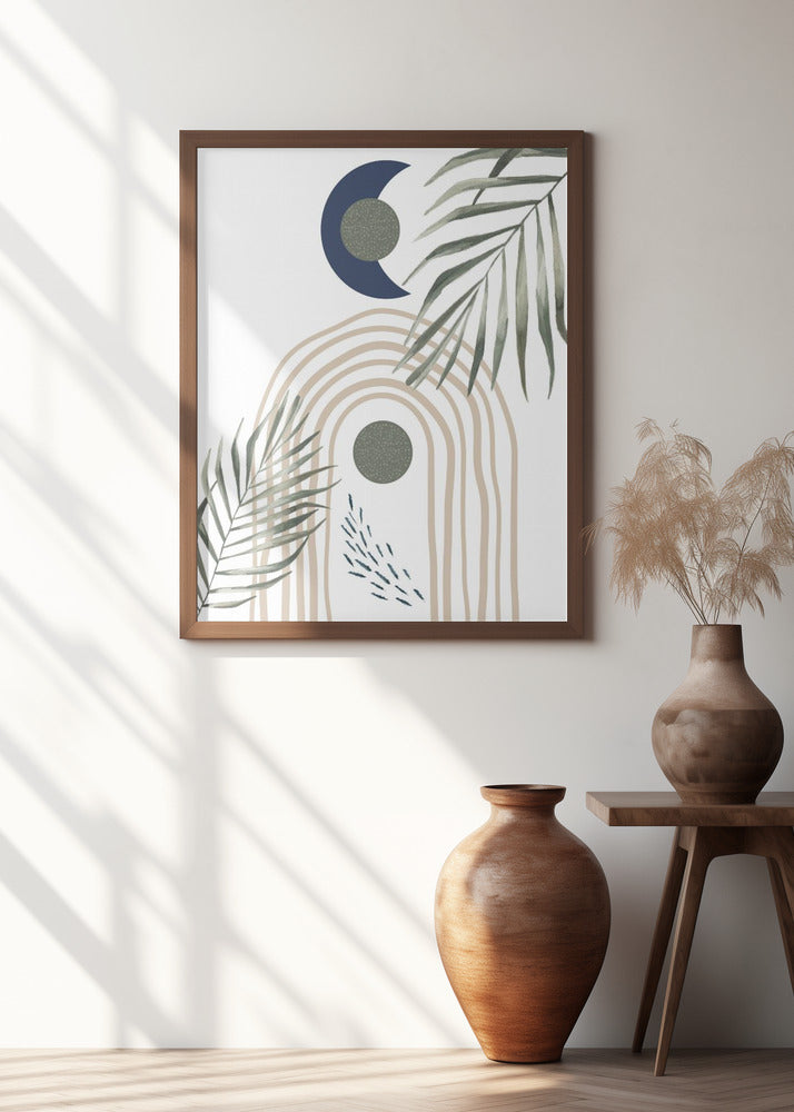 Art Prints of Boho Green Blue 4