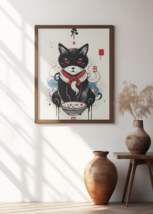 Art Prints of Cat & the bowl