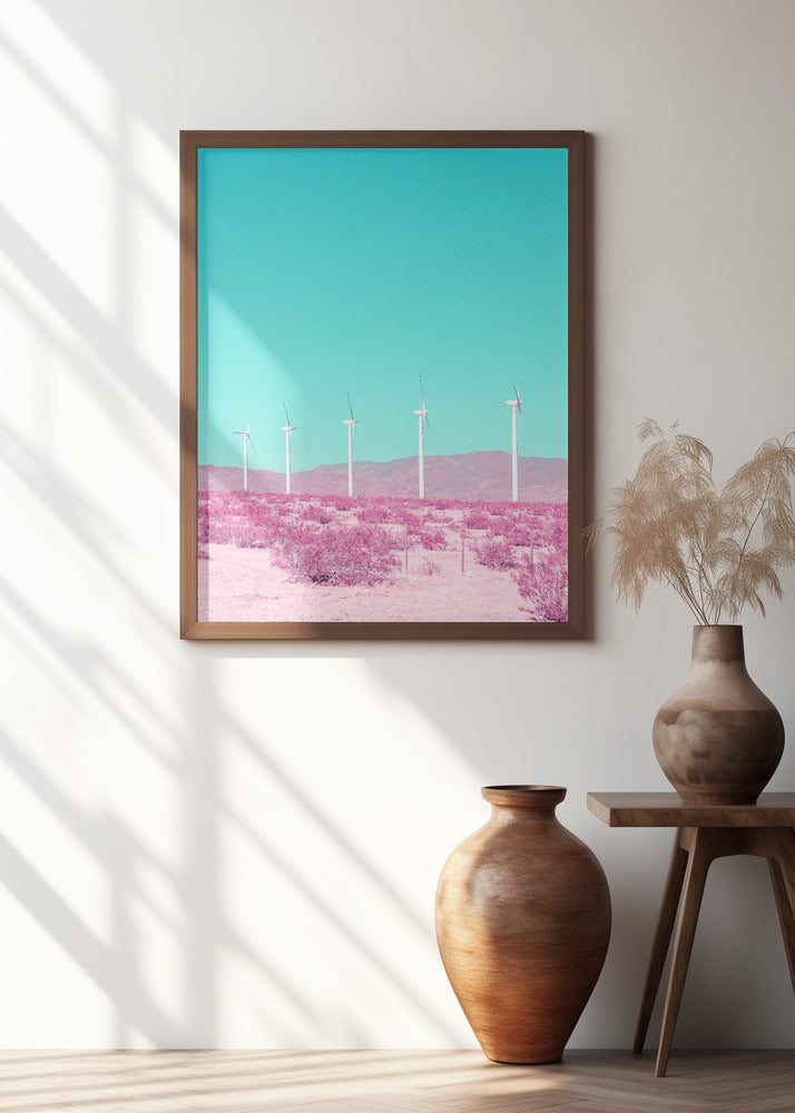 Palm Springs Windmills in the Desert