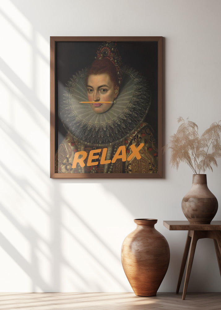 Relax Altered Oil Painting