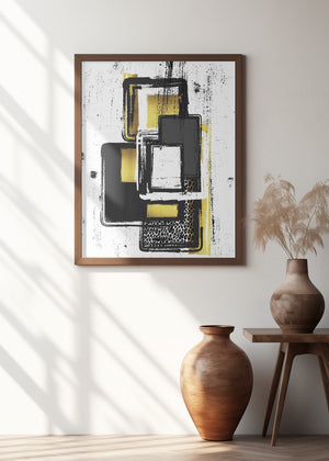 Art Prints of Abstract Painting No. 3 | gold