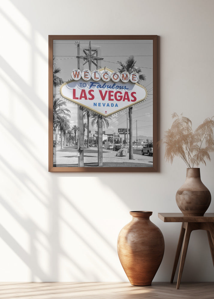 LAS VEGAS Sign - colorkey