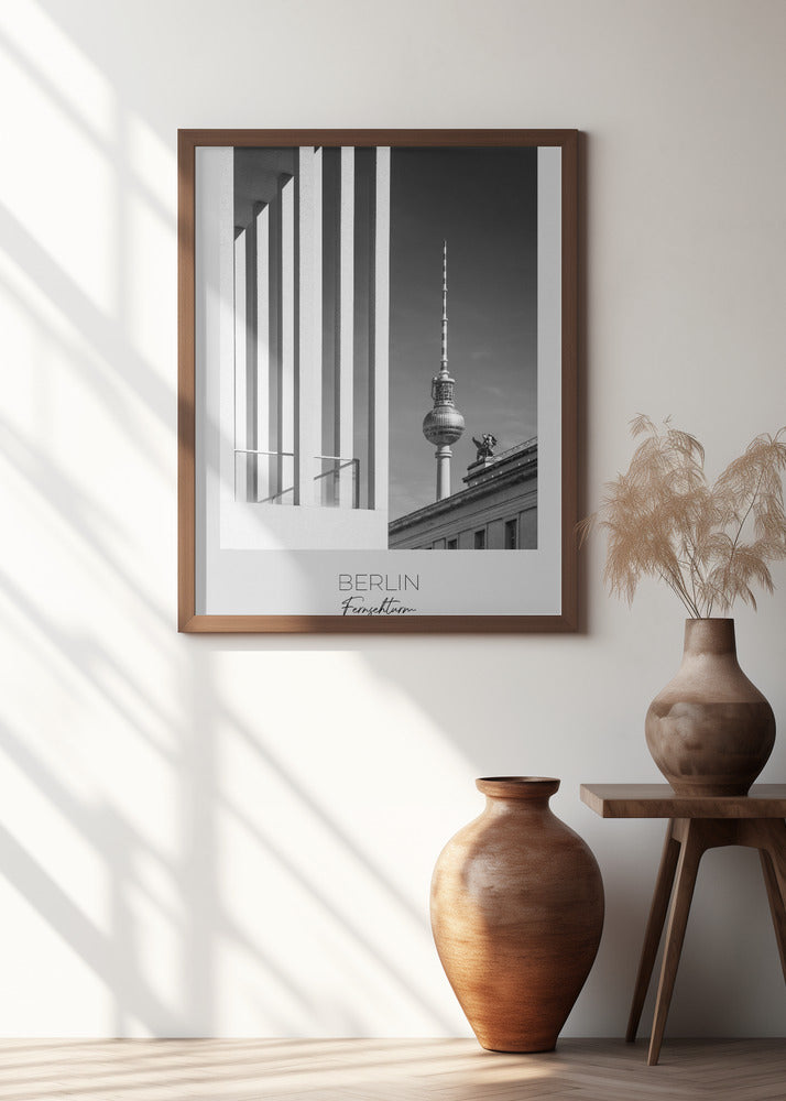 Art Prints of In focus: BERLIN Television Tower & Museum Island