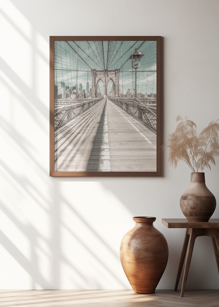 NEW YORK CITY Brooklyn Bridge | urban vintage style