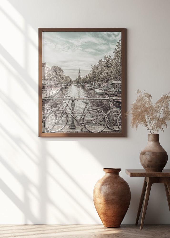 Art Prints of Typical Amsterdam | urban vintage style