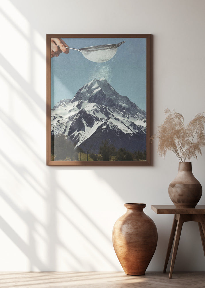 Sifted Summit - Snow Sugar on Mountain Peak