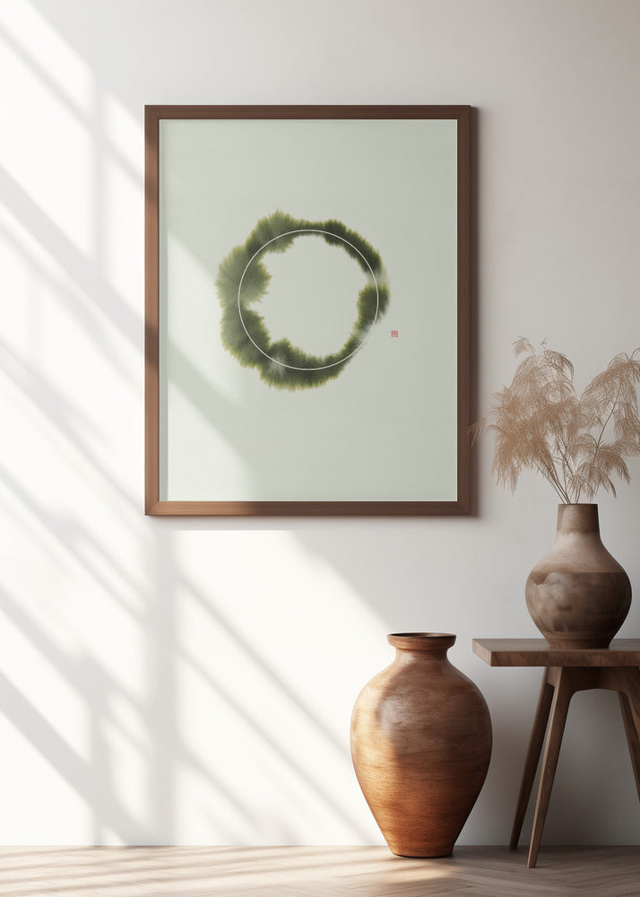 Art Prints of Circle N°1 | Green