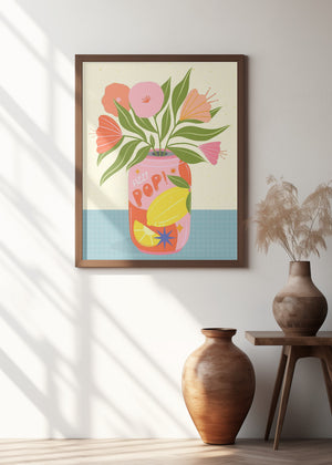 Art Prints of Flowers in Can