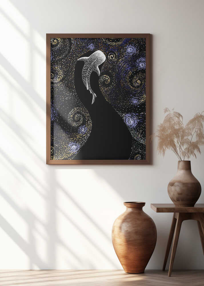 Star Eater In Van Gogh Style   Colored