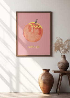Art Prints of Tomato in Pink