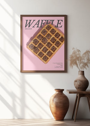 Art Prints of Belgian Waffle