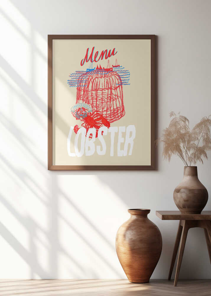 Lobster Menu Poster