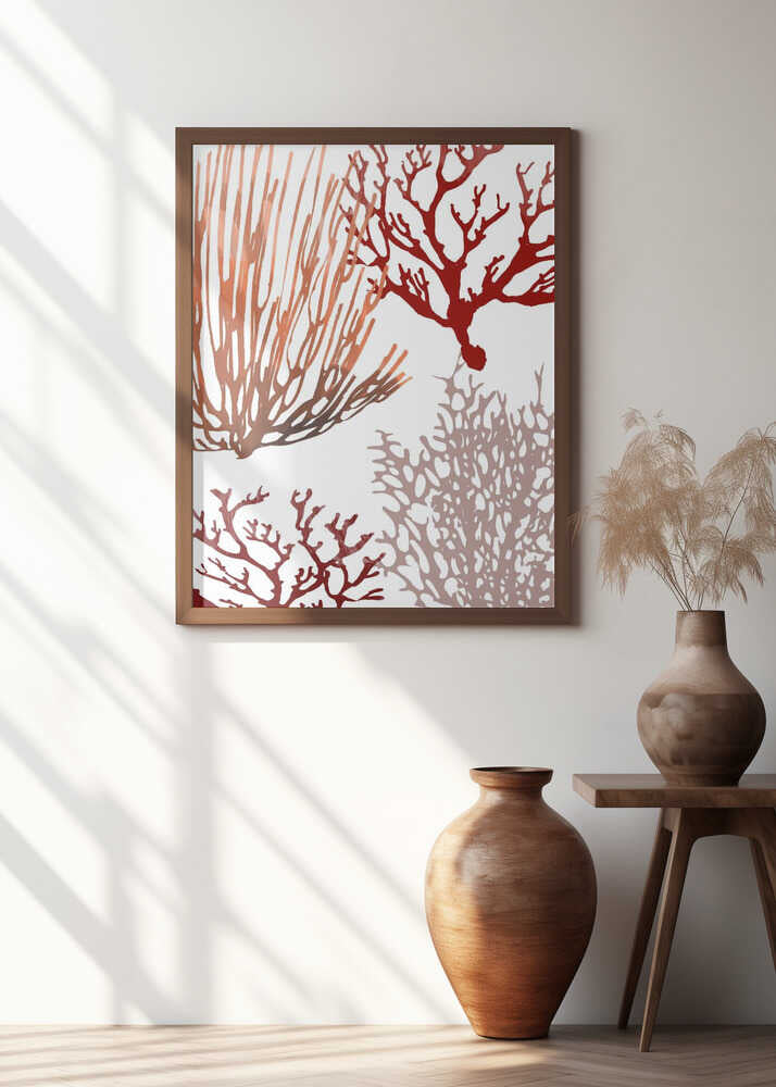 Pink and Red Sea Coral