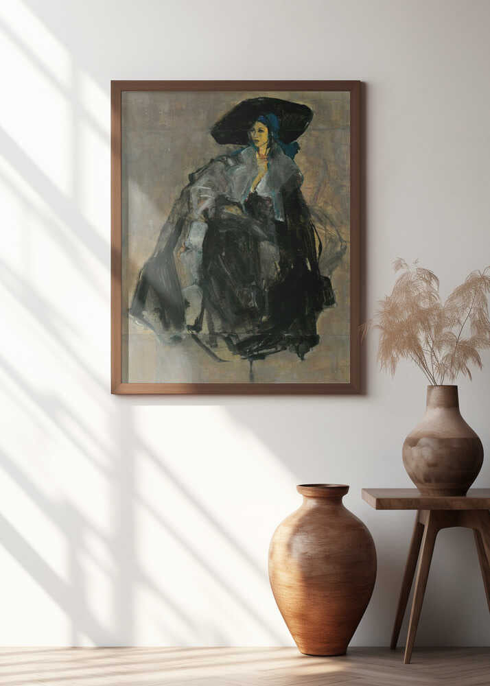 Woman In An Impressionistic Style