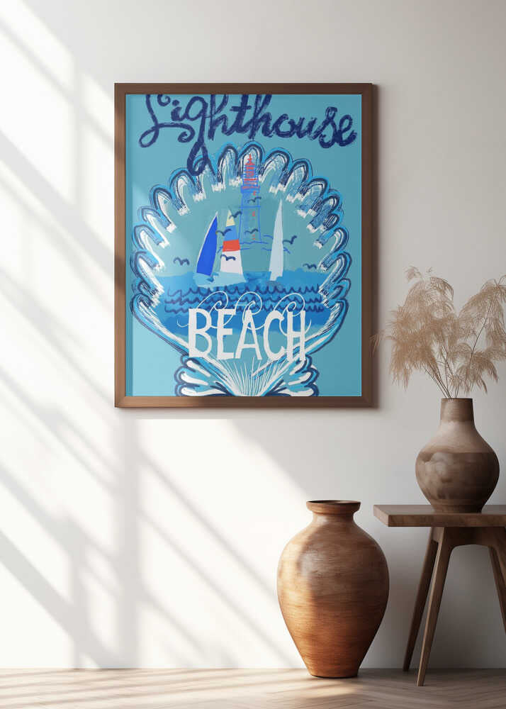 Lighthouse Beach Poster 2