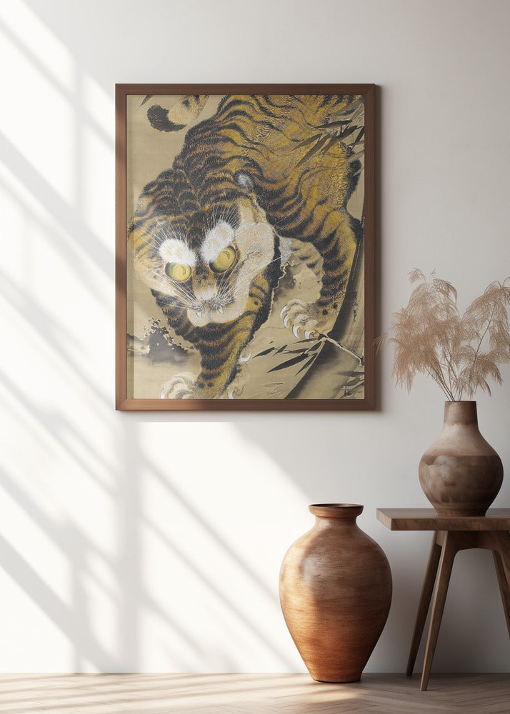 Tiger Emerging From Bamboo (18th Century)