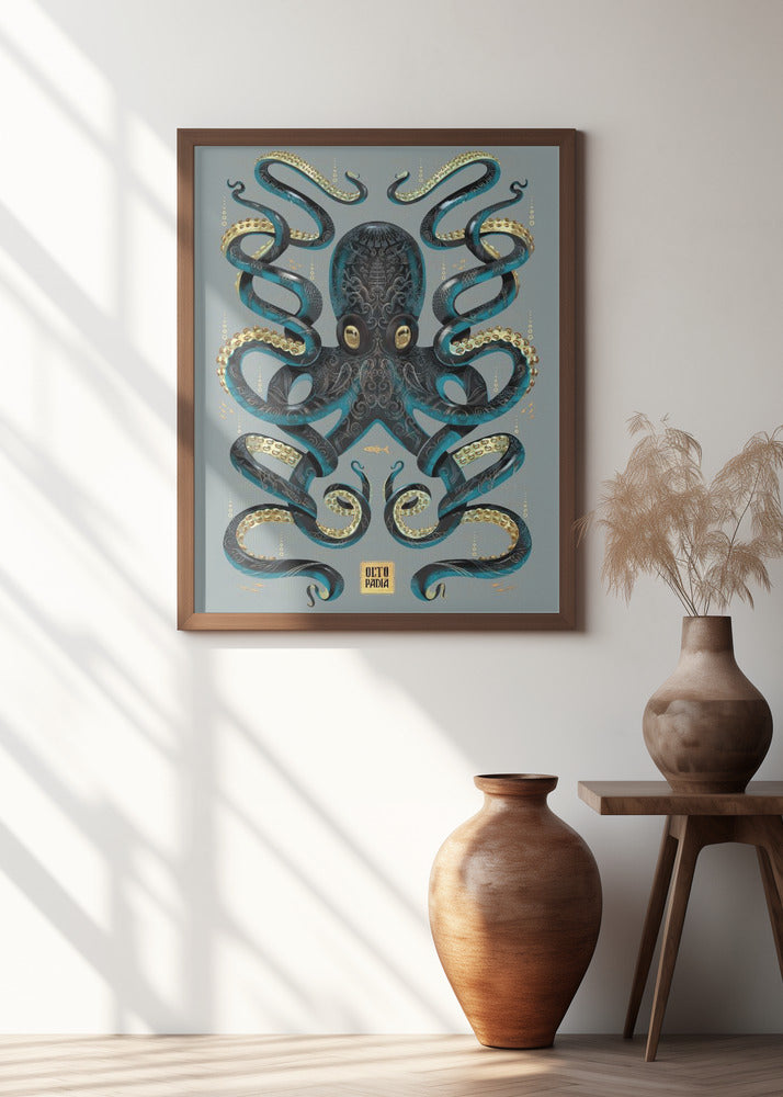 Octopus Black & Gold