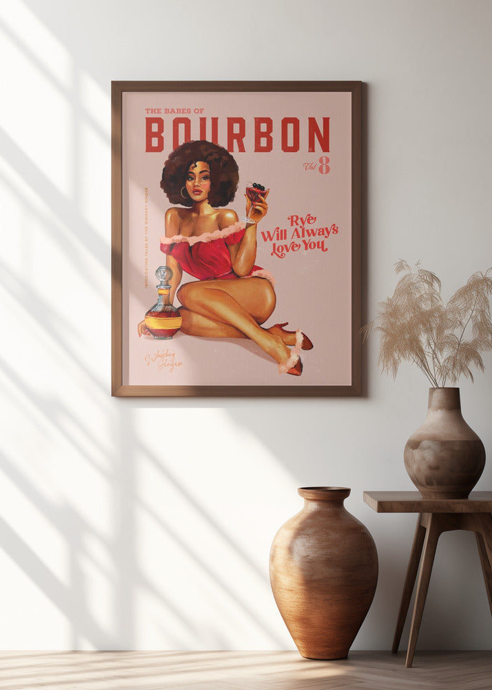 Babes of Bourbon Vol 8 Vintage Pinup Girl With Afro