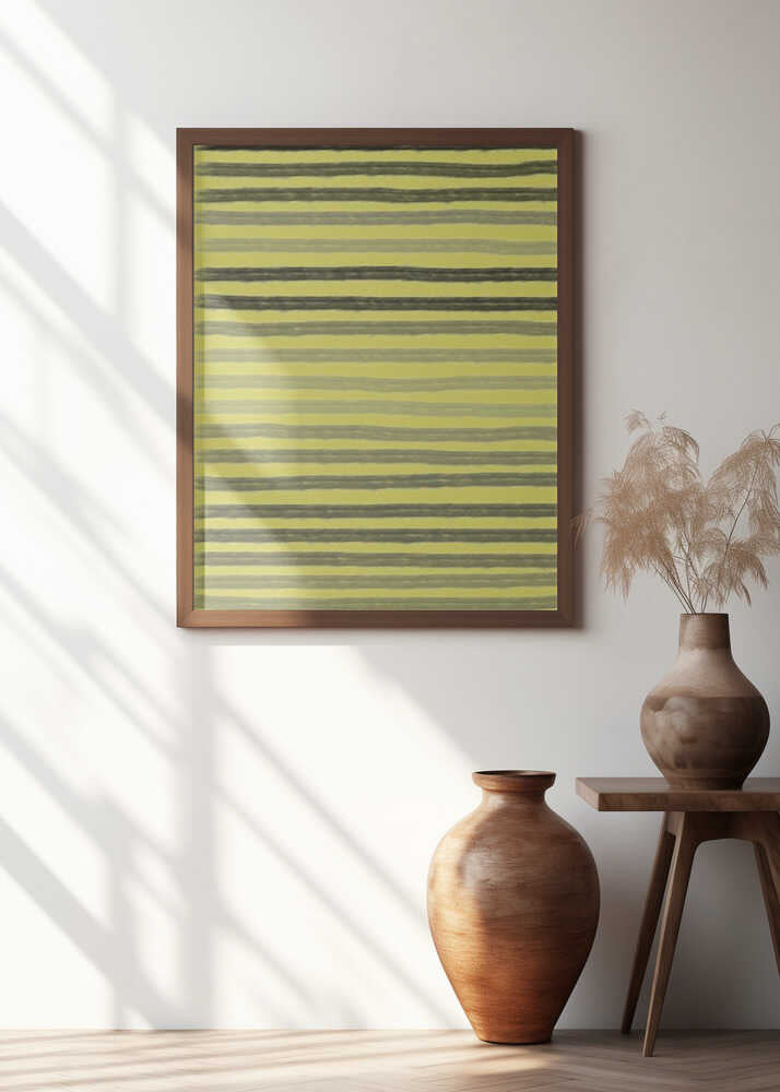 Lemon Shadow Stripes