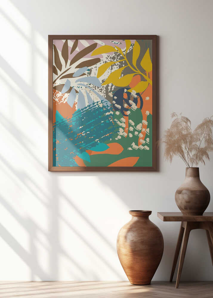 Abstract Leaves Close Up 1