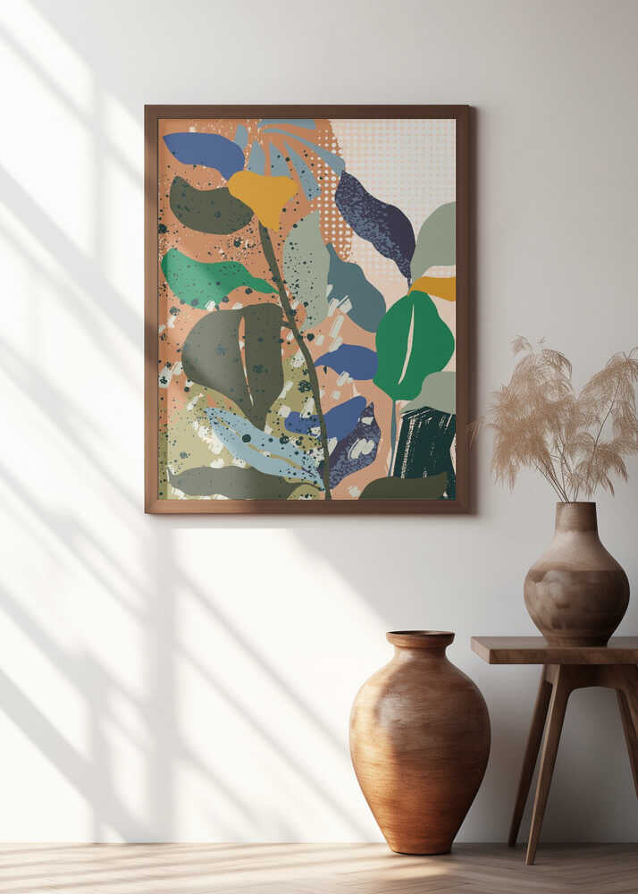 Abstract Leaves Close Up 3