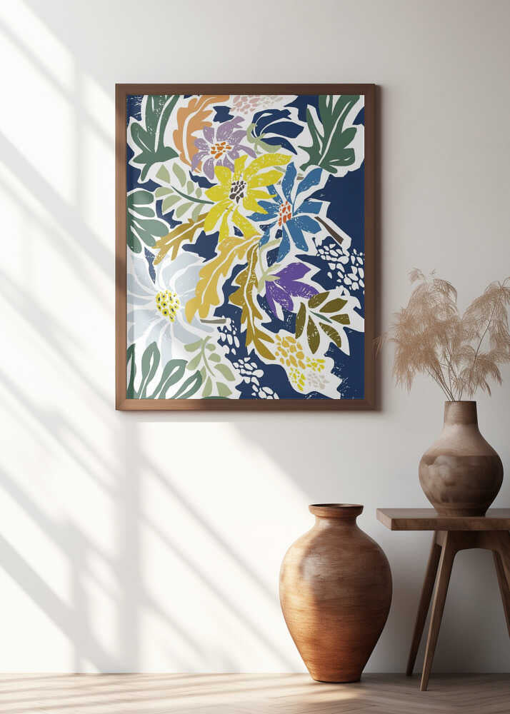 Cosmopolitan Flowers Navy Blue