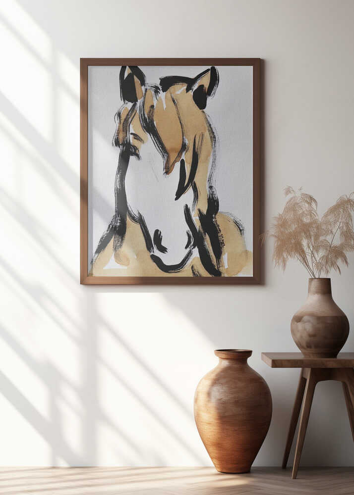 Majestic Horse Brushwork