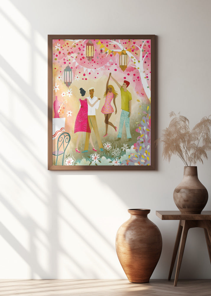 Garden Party Dance In Dawn