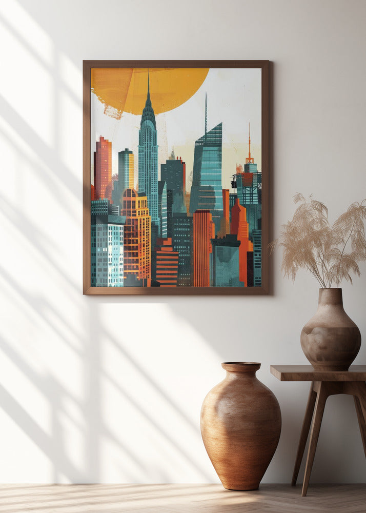 New York City  Watercolor Digital Painting (3)