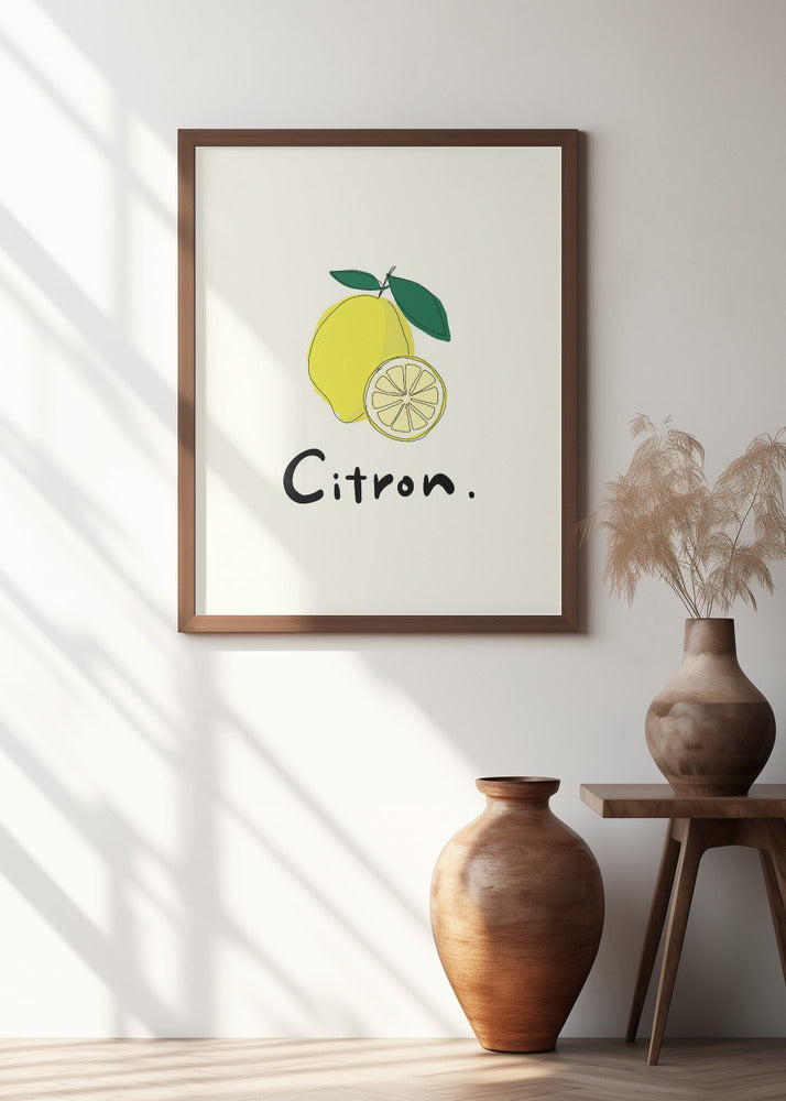 Modern French Fruits Collection "Lemon / Citron"