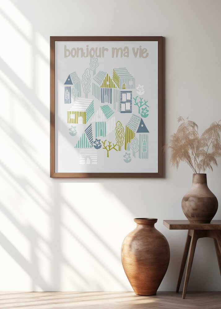 bonjour ma vie; City life collection soft grey