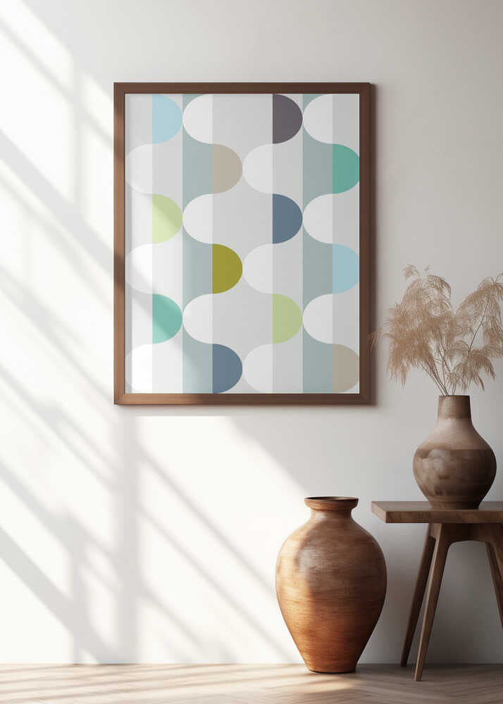 City life facade soft grey pattern