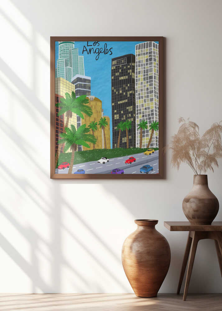 Downtown Los Angeles, California by Artist Carla Daly