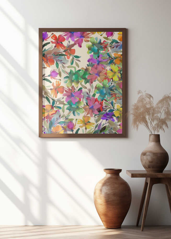 Multi Coloured Floral