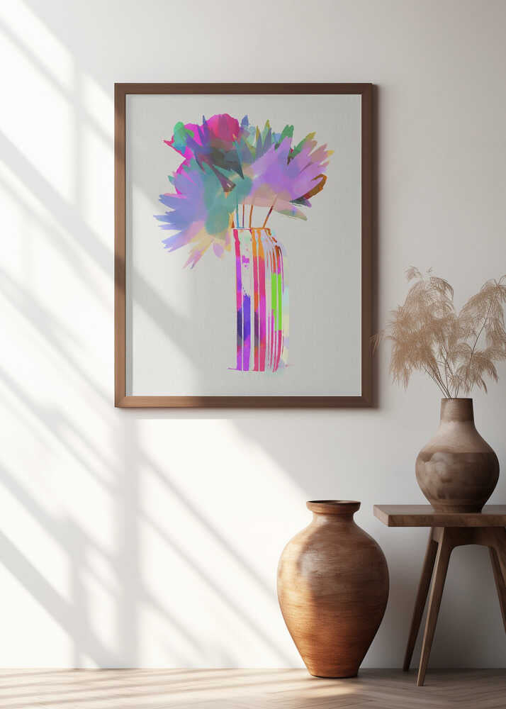 Pink & Gold Tropic Geometric Bouquet 5