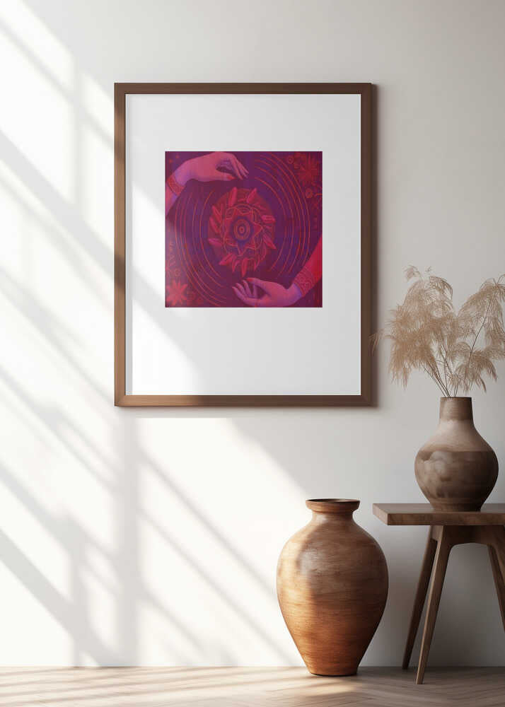 Folk Art Print : Mystic Fortunes 2