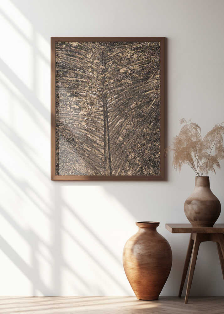 Rustic Leaf Tapestry