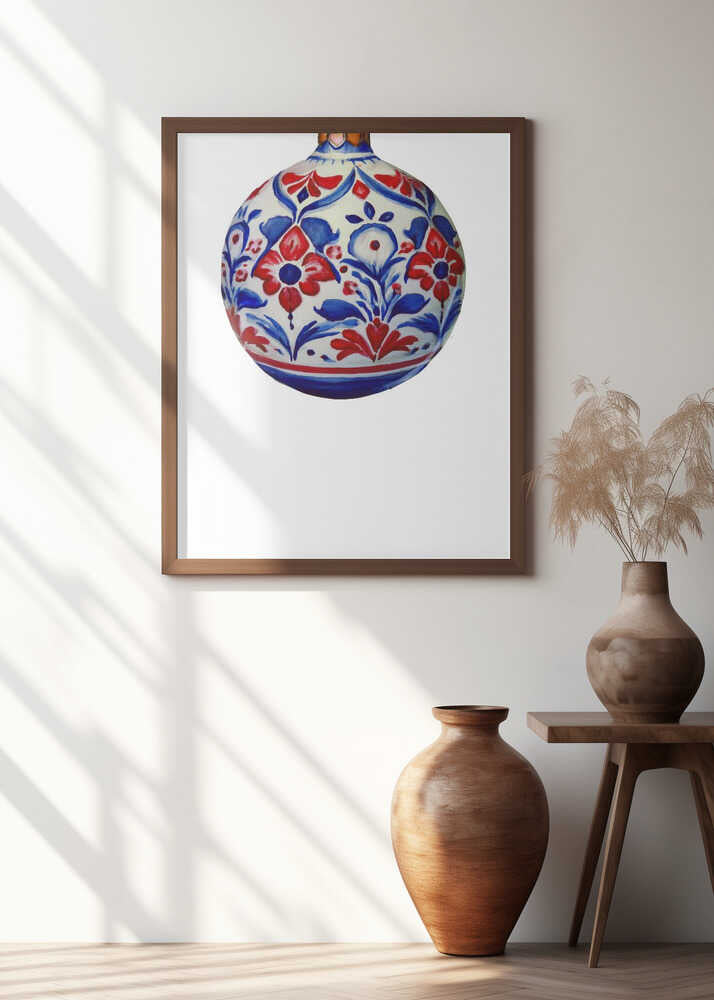 Bows and Baubles: Folk Art Christmas Bauble 2