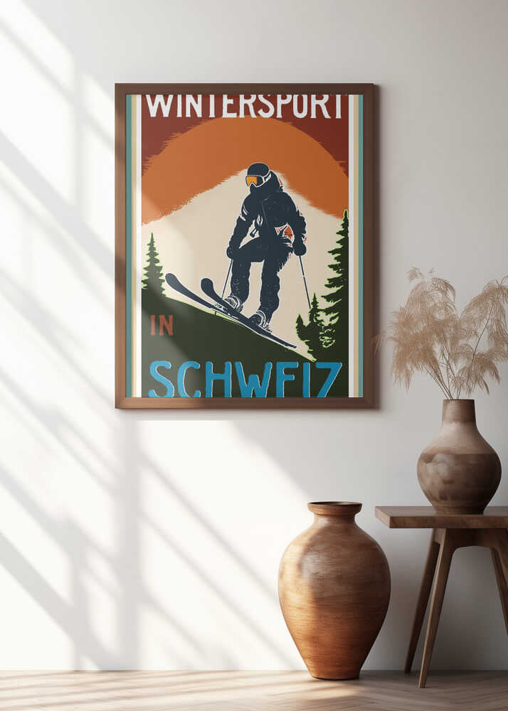 Winter Tourism: Vintage Wintersport In Schweiz